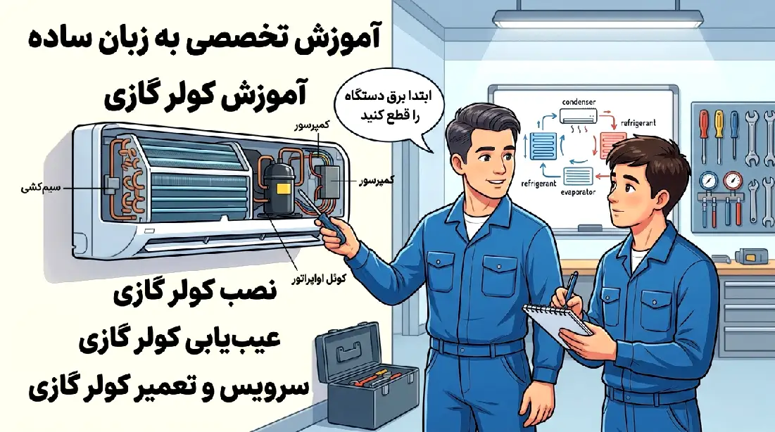 دو نکته راجع به سیم کشی کولر گازی